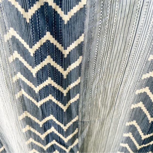 CLEARANCE ANTHROPOLOGIE THML BOHO GAUZY COTTON TASSEL DRESS SIZE MEDIUM EUC - Picture 4 of 13